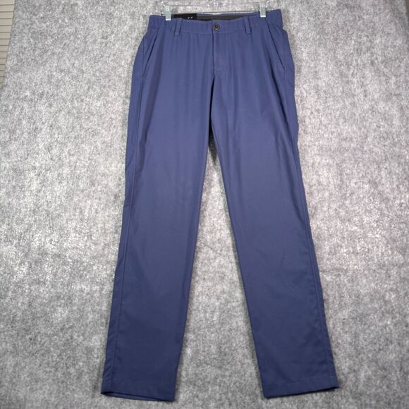 Under Armour Other - Under Armour Golf Pants Mens 32x32 Blue The Showdown Pant Stretch Golf Office